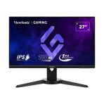 Viewsonic OMNI VX2779J-HD-PRO 27 Inch IPS Gaming Monitor, Full HD, 180Hz, 1ms,2x HDMI, DisplayPort, Freesync, HDR10, Height Adjustable, Swivel, Rotate, VESA