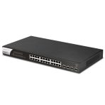 DrayTek VSP1281X-K VigorSwitch P1281x 24 Port Gigabit POE Smart Managed Switch with 4x 10GbE SFP Ports