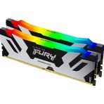 Kingston FURY Renegade RGB KF564C32RSAK2-64 64GB (32GB x2) DDR5 6400MT/s Silver/Black DIMM