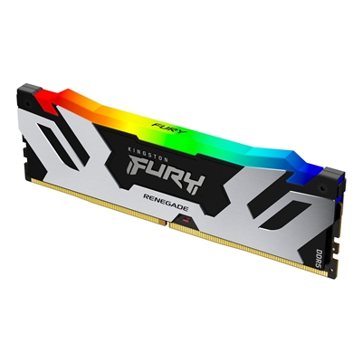 Kingston FURY Renegade RGB KF572C38RSA-24 24GB DDR5 7200MT/s Silver/Black DIMM [XMP]