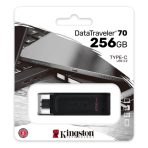 Kingston DT70/256GB DataTraveler 256GB USB Flash Drive, USB 3.2, USB-C, Gen1, 80MB/s, Cap Design, Black, Retail. - Image 4