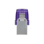 Kingston DataTraveler microDuo 3C 256GB OTG Dual USB-A to USB-C USB 3.2 Gen 1 Flash Drive, Purple - Image 4