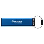 Kingston IronKey Keypad 200 IKKP200/64GB Encrypted USB Flash Drive, 64GB, USB-A Connection, FIPS 140-3 Level 3 with XTS-AES 256-bit Hardware Encryption