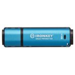 Kingston IronKey Vault Privacy 50 Series IKVP50/32GB Encrypted USB Flash Drive, 32GB, USB-A Connection, FIPS 197 Certified & XTS-AES 256-bit Encrypted USB Drive for Data Protection