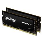 Kingston Fury Impact KF432S20IBK2/16 16GB DDR4 (2x8GB) 3200MHz, Non ECC, CL20, 1.2V, SODIMM Memory - Image 2