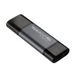 Team TX13128GC01 2 in 1 Dual OTG 128GB Flash Drive, X1 USB 3.2 Gen1, Type C & A, Plug and Play
